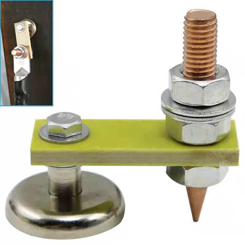 Sheet Metal Repair Machine Ground Clamp Copper Welding Artifact Meson Machine Car Portable Meson Machine Ground Wire Strong Magnetic Ground Iron