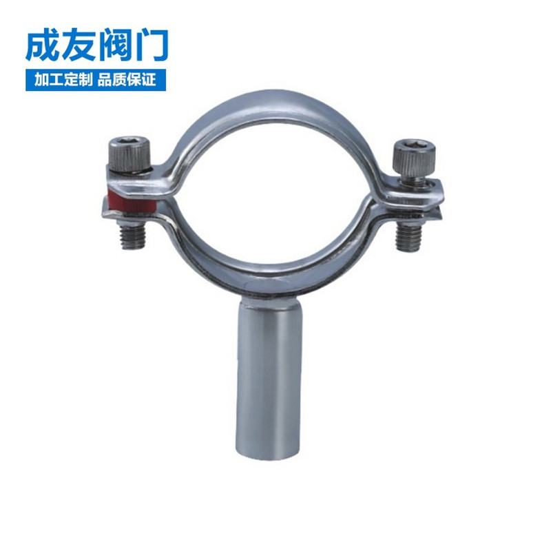 Stainless Steel 201 304 Pipe Bracket Welding Pipe Clamp Fastening Support Pipe Clamp Selected Standard Material