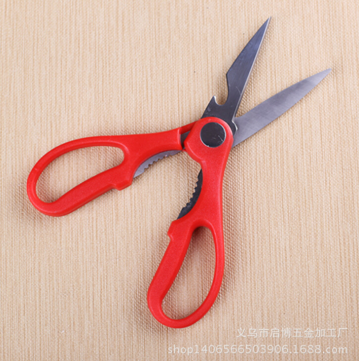Factory direct multifunctional corkscrew scissors creativity stainless steel kitchen scissors household scissors