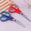 Factory Direct Sales Black Handle Red Ring Rubber Scissors, Office Stationery Scissors, Dressmaker&#039;s Shears Home Scissors