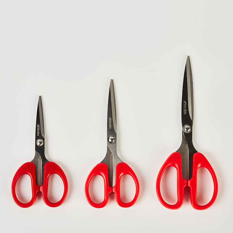 Office Scissors Stainless Steel Art Paper Cutter Multi-Purpose Student Household Scissors Dingli Scissors Factory Direct Wholesale