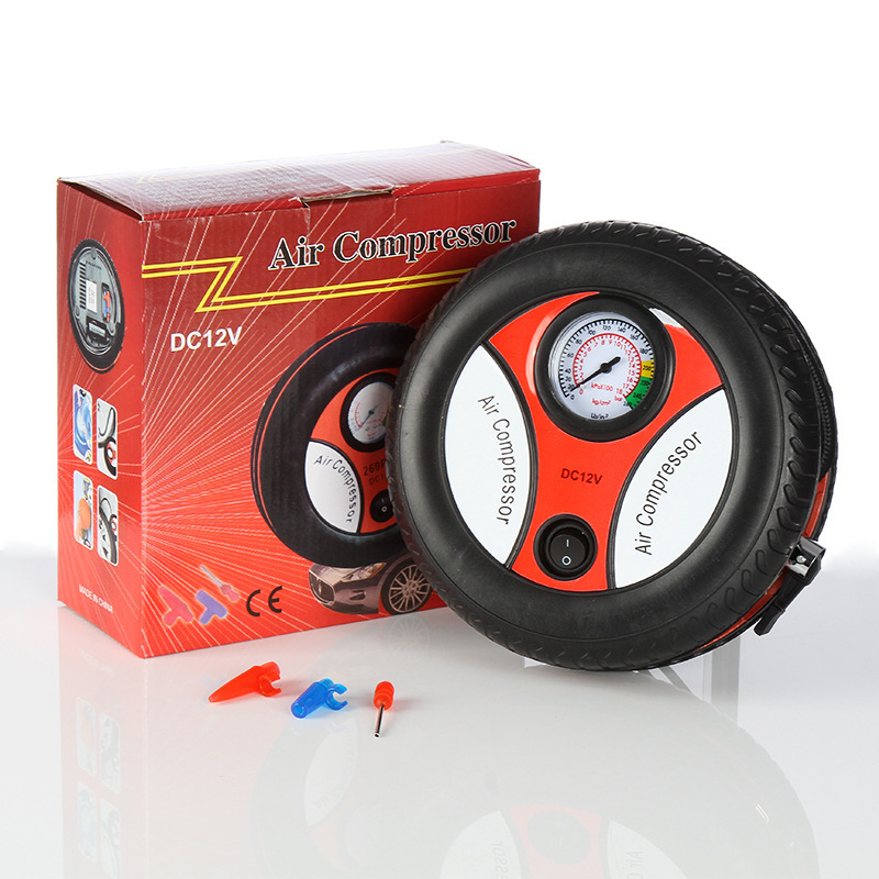 Car Tire Pump Portable 12V Car Tire Automatic Air Pump High Pressure Inflator