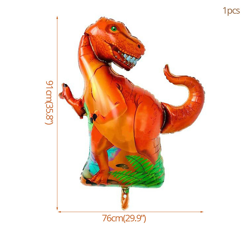 Amazon Dinosaur Aluminum Foil Balloon Set Children &#039;S Birthday Party Arch Decoration Green Latex Balloon Chain Combination