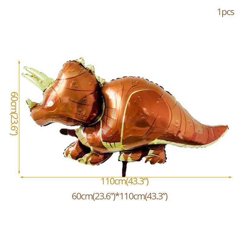 Amazon Dinosaur Aluminum Foil Balloon Set Children &#039;S Birthday Party Arch Decoration Green Latex Balloon Chain Combination