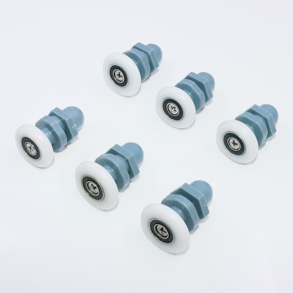 Arc Glass Door of Shower Room Door-Sliding Hanging Wheel Shower Door Nylon Pulley Glass Door Hanging Wheel Eccentric Wheel Suit