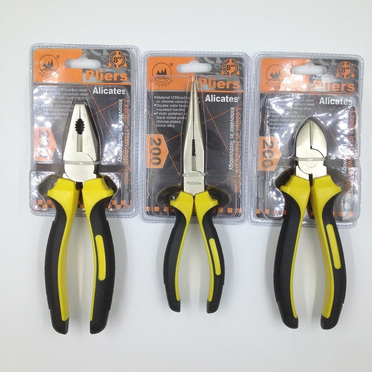 Massage handle pliers hand tool steel heat treatment vise pliers