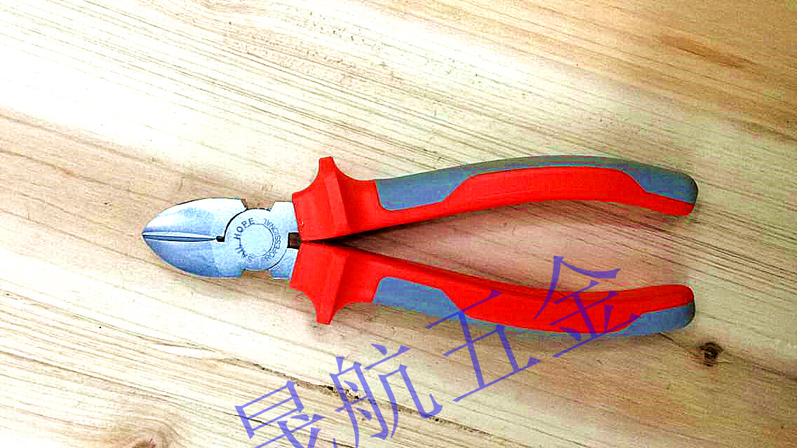 Boutique CRV hammered nickel plated bolt pliers 8 inch diagonal cutting plier, hardware and tools