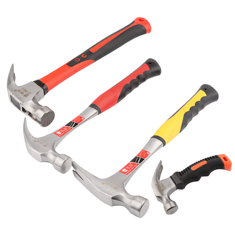 Tools Hammer Nail Hammer Construction Site Decoration Hammer Nail Hammer with Magnetic Nail Plastic Coated Claw Hammer