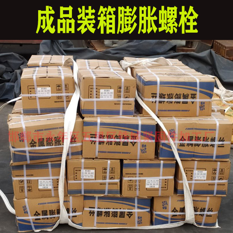 Expansion Screw Pull Explosion Expansion Bolt Iron Nail Pipe Big Head Metal Lengthened Outer Expansion Yongnian Manufacturer M8m10m12