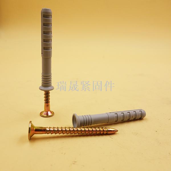 Tapping type plastic expansion screw plastic expansion pipe floor nail kitchen utensils nail nylon expansion bolt