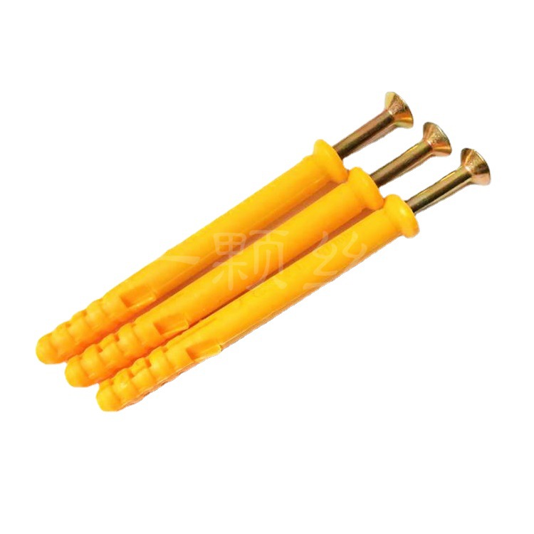 Expansion Screws Tube Little Yellow Croaker Nylon Rubber Stopper Bolt American Solid Nail Lengthened Expansion Nail