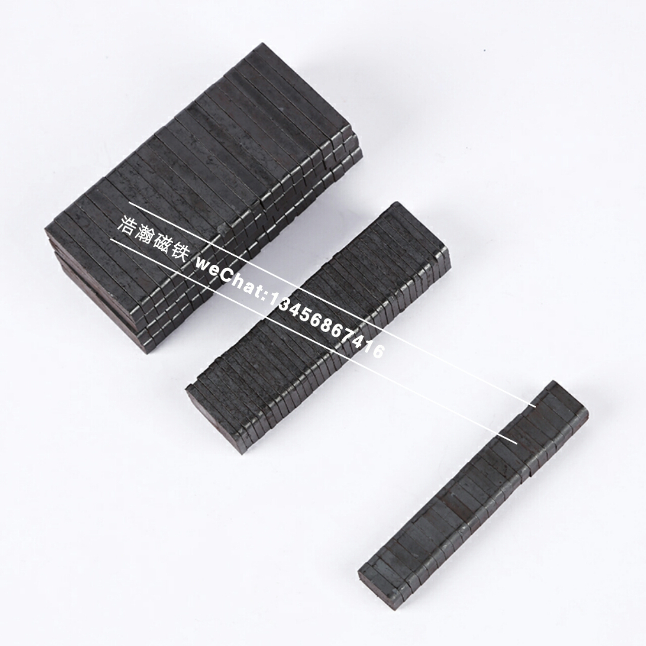 Manufacturer spot wholesale ferrite square magnet, cutting mold pressure square, glass wipe square magnet