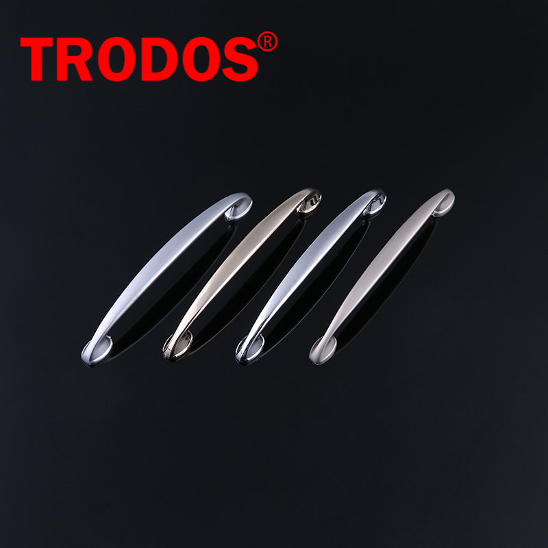 Modern simple zinc alloy handle wardrobe door solid door handle drawer handle
