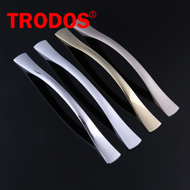 Zhiyuan hardware simple style wardrobe handle door handle modern zinc alloy handle