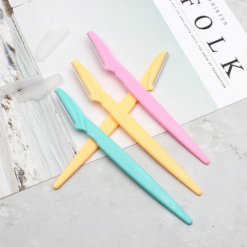 Simple EyeBrow Knife Sharp Hair Trimmer Eyebrow Eyebrow Scraper EyeBrow Shaper Beauty Eyebrow Shaping Tool Gift
