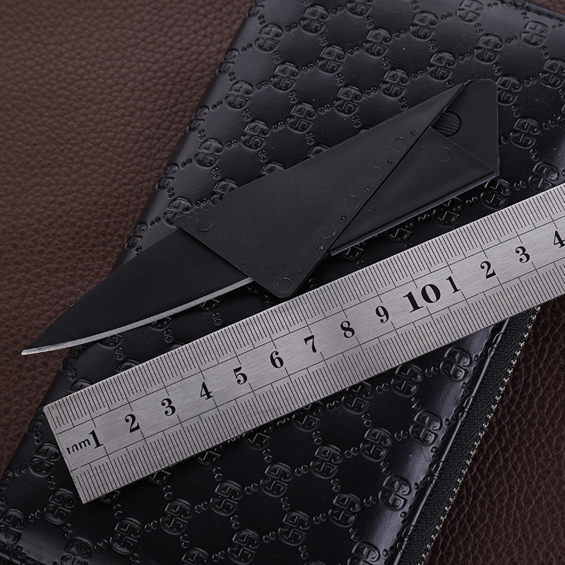 Credit Card Folding Knife Mini Business Card Knife Card Knife Fruit Knife Leather Gift Tool Card Printable Logo