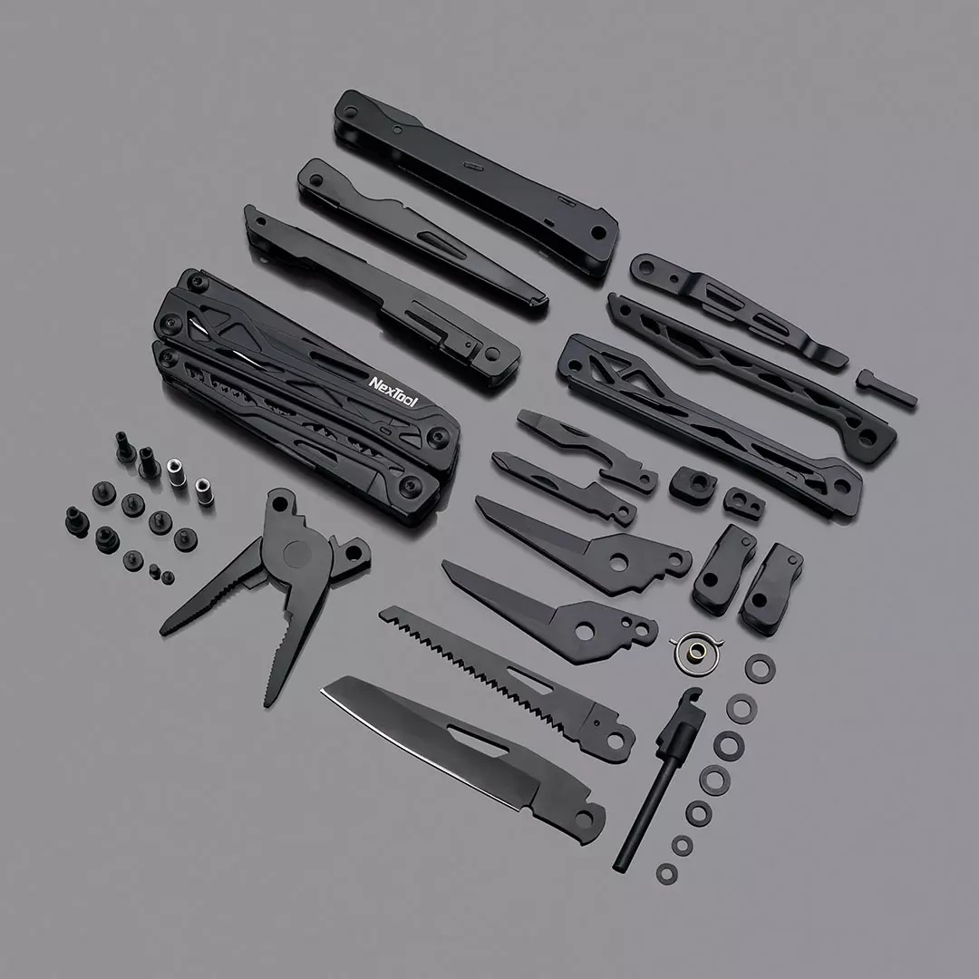 Natuo Multi-Function Knife Tool Clamp Folding Knife Combination Pliers Knife tool