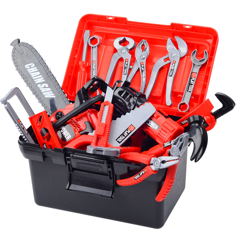 Children&#039;s Tool Kit Baby Simulation Repair Tool Electric Drill Screwdriver Repair Play House Toy Male