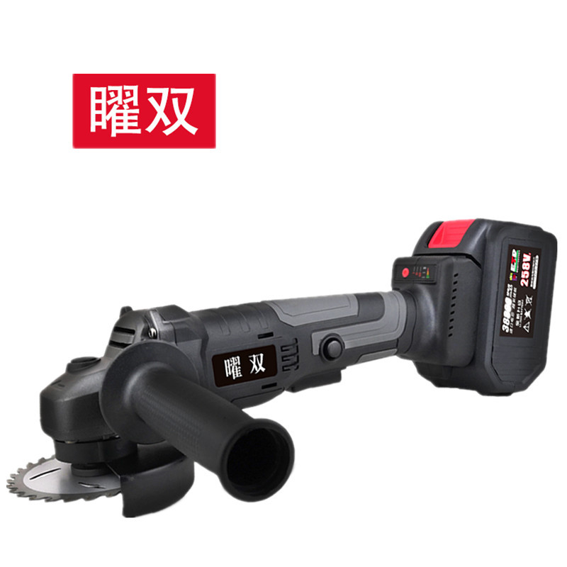 Factory Direct Sales Rechargeable Brushless Lithium-Ion Angle Grinder Cutting Polishing Polishing Electric Electric tool