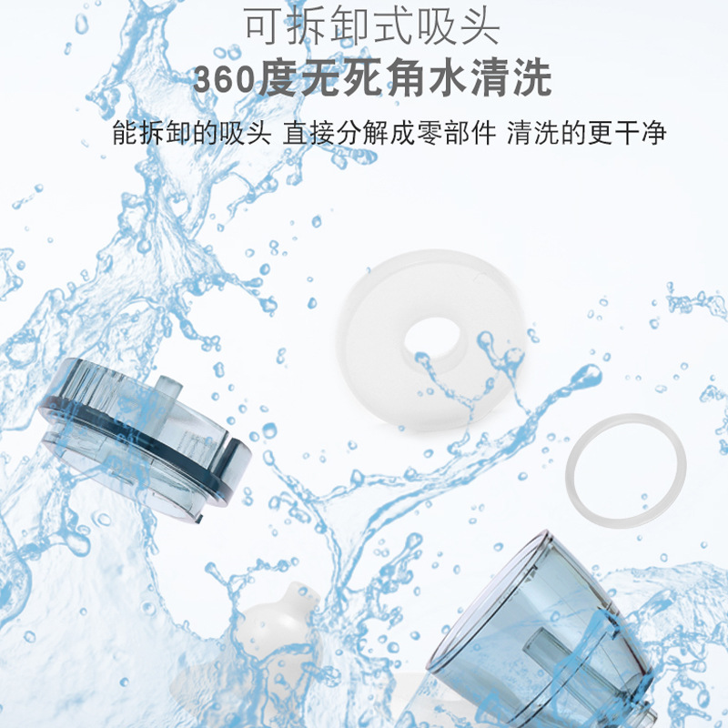 Electric Nasal Aspirator Newborn Baby Nose Cleaner Nasal Congestion Dredging Tool Belt Screen with Music Nasal Aspirator
