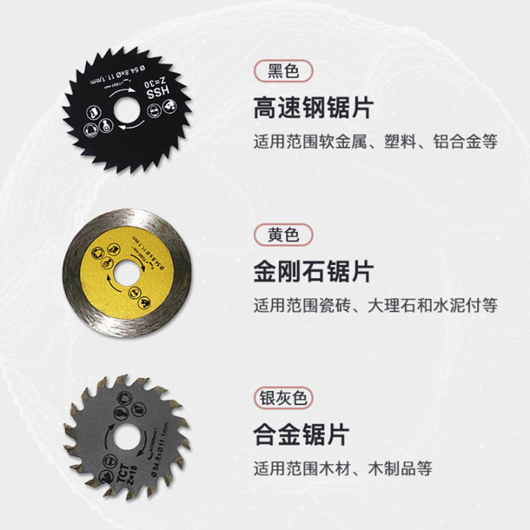  Multi-Function Mini Saw Metal Saws Mini Chainsaw Mini Cutting Machine Electric Tool Set