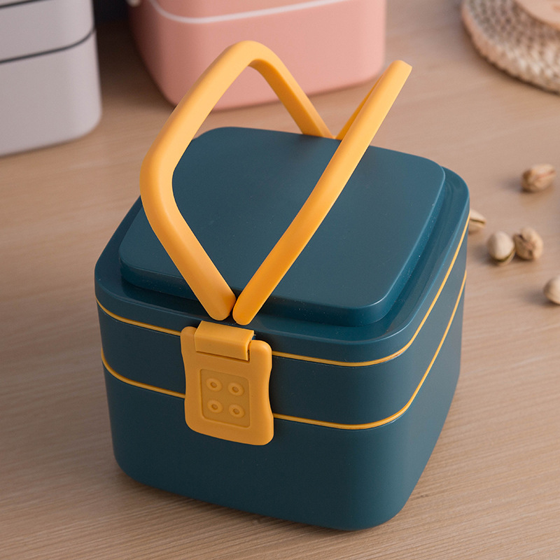Bento Box Lunch Box Bento Box with Lid Office Worker Japanese Student Lunch Box Fitness Meal Microwave Oven Heating