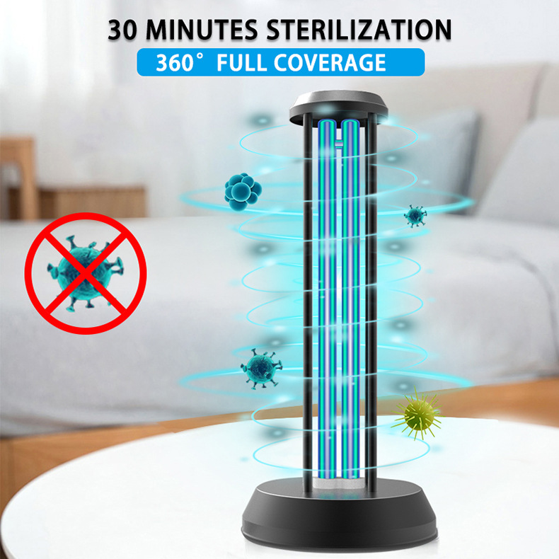 UV Sterilization Lamp UV Disinfection Lamp Portable Ozone Disinfection Anti-Mite Portable Desktop Disinfection Lamp