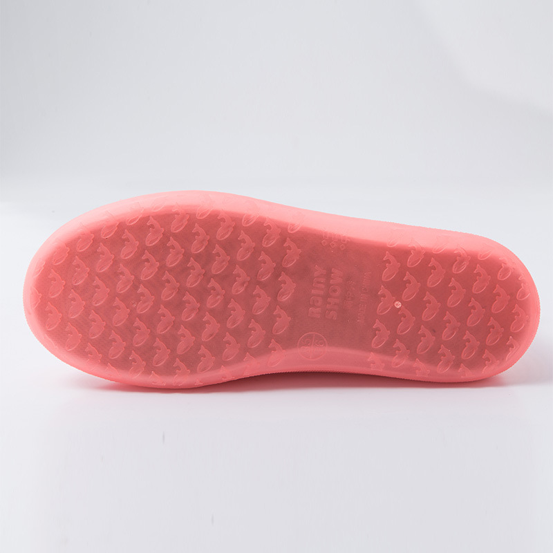 Rain Boots Women&#039;s Korean-Style Cute Shoe Cover Waterproof Rainy Non-Slip Thickening Wear-Resistant Sole Adult Rain Men&#039;s Rain-Proof Shoe Cover