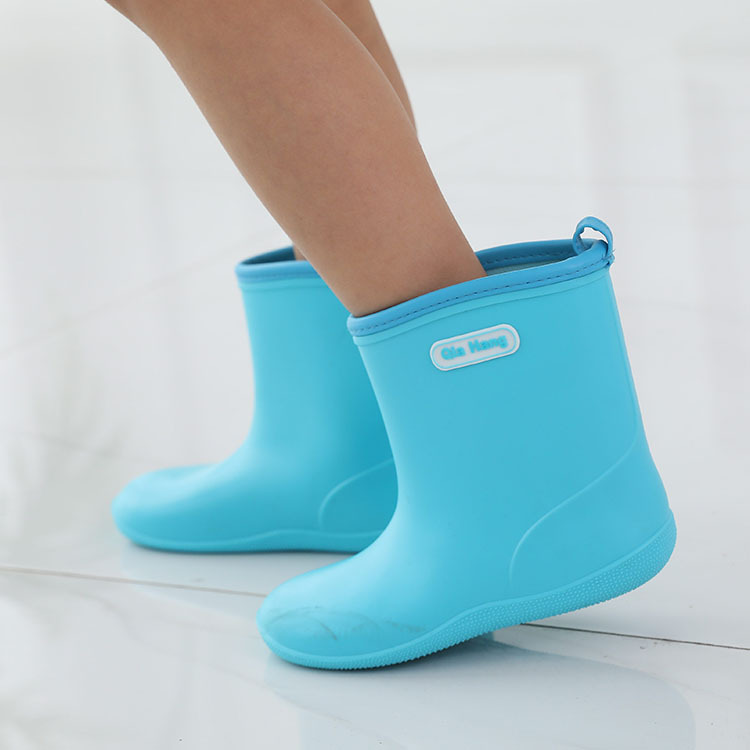 Japanese Children&#039;s Rain Boots Boys Baby Rain Shoes Girls Rain Rubber Boots Children Children Shoe Cover Lightweight Non-Slip Spring and Summer