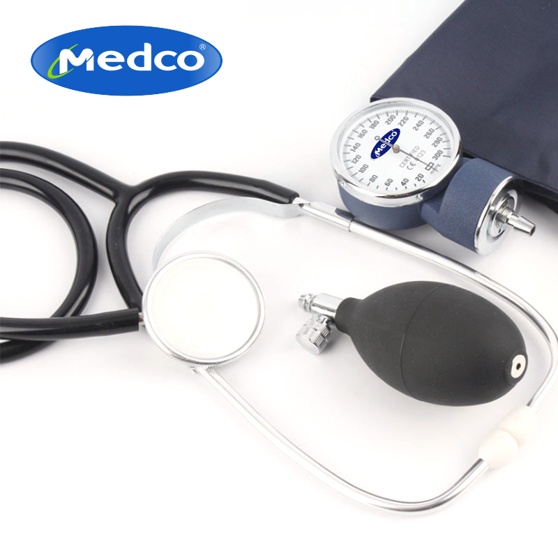 Medical Arm Sphygmomanometer Stethoscope Double Head Dichotic Listening Single Head Stethoscope Suit