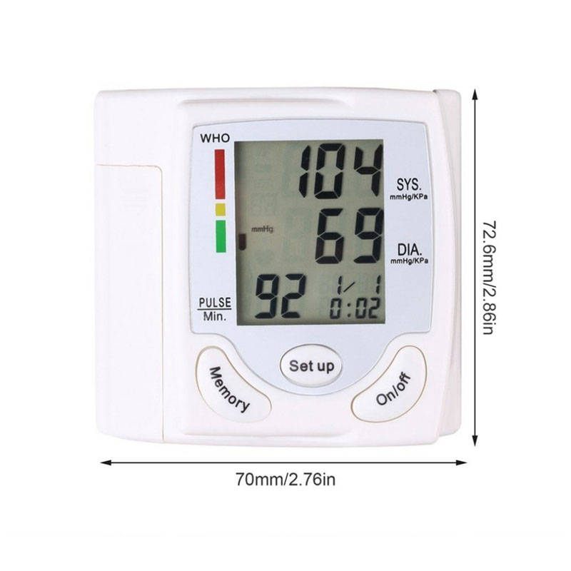 SOURCE Factory Direct Sales English Electronic Sphygmomanometer Foreign Trade E-Commerce in Stock Wholesale