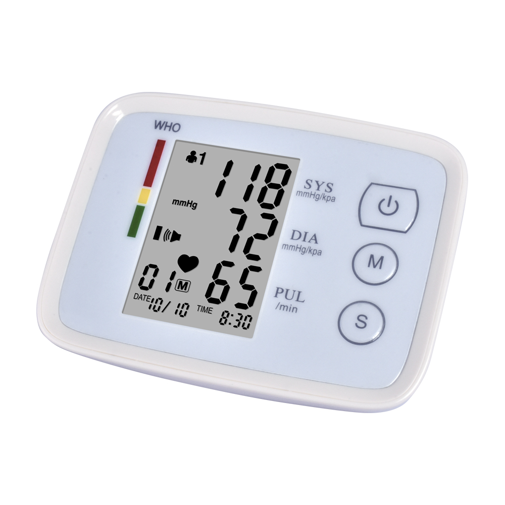 SOURCE Factory Direct Sales English Electronic Sphygmomanometer Foreign Trade E-Commerce in Stock Wholesale