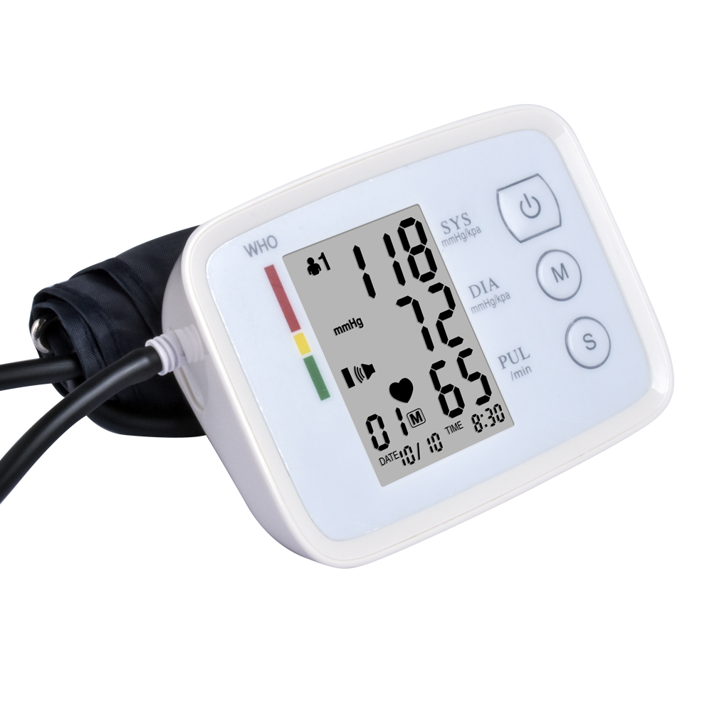 SOURCE Factory Direct Sales English Electronic Sphygmomanometer Foreign Trade E-Commerce in Stock Wholesale