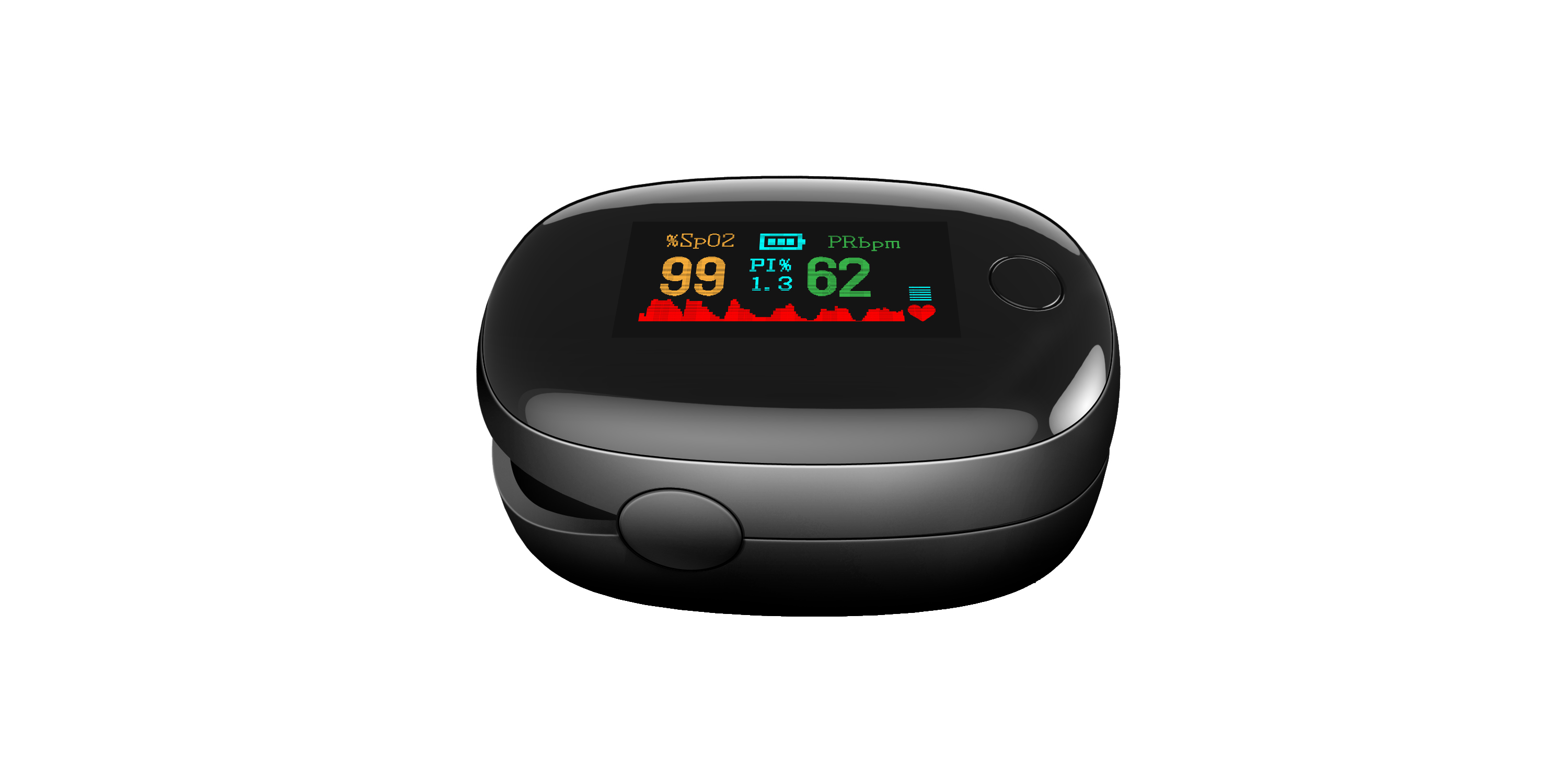 SOURCE Factory Direct Sales Hand-Hold Pulse Oximeter Finger Foreign Trade E-Commerce Oximeter in Stock Wholesale