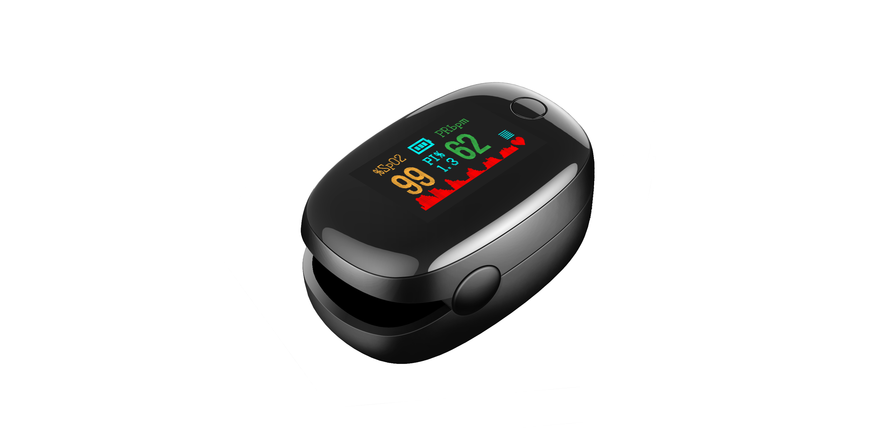 SOURCE Factory Direct Sales Hand-Hold Pulse Oximeter Finger Foreign Trade E-Commerce Oximeter in Stock Wholesale