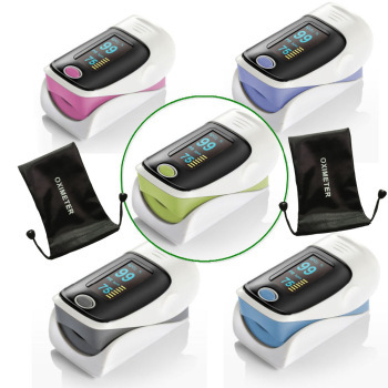 Finger Pulse Oximeter blood oxygen saturation monitoring instrument monitoring meter finger clip heart rate