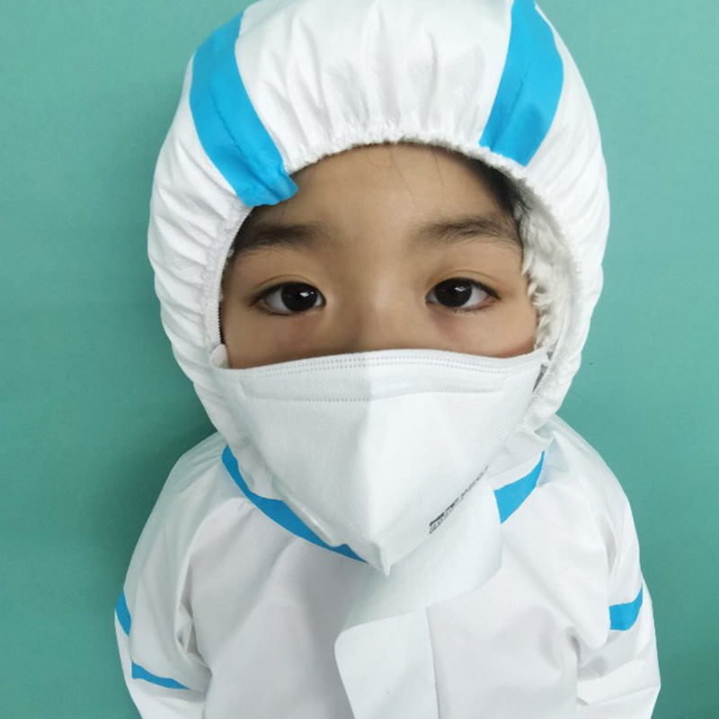 Isolation Clothing  Coverall Hooded Disposable Protective Coveralls Epidemic Prevention Laboratory