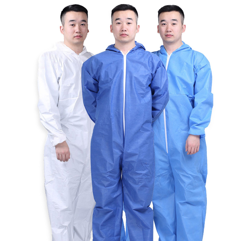 Isolation Clothing Full Body Dust-Proof Work Clothes for Pig Farm Special Disposable Protective Coveralls