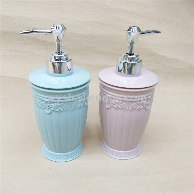 European-Style Carved Shower Gel Sub Bottle Hand Sanitizer Bottle Shampoo Fire Extinguisher Bottles Pump Bottle Lotion Bottle