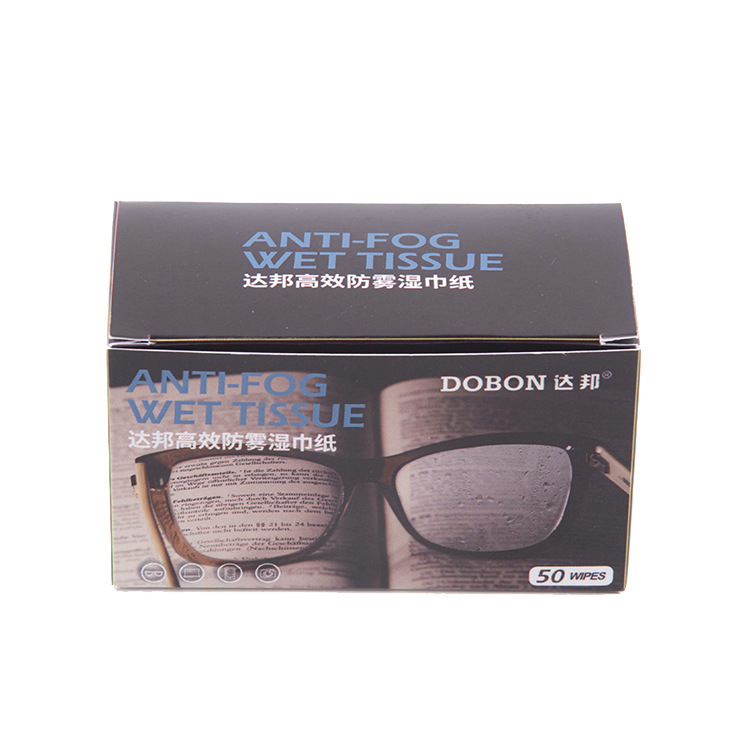 Spot Disposable Non-Alcohol Pad Wipe Cleaning Glasses Paper Mobile Phone Screen Lens Anti-Fog Wipe Glasses Wipes