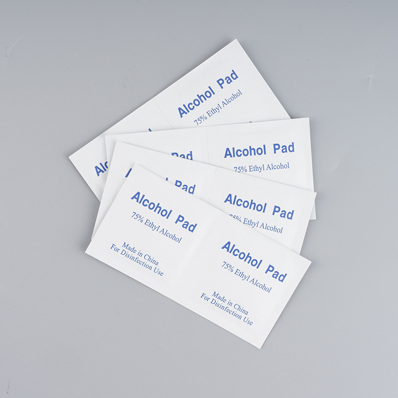 Independent Packaging Disposable Alcohol Pad 6 * 3cm Alcohol Disinfection Wipe 100 Pieces Boxed Mobile Phone Wipes