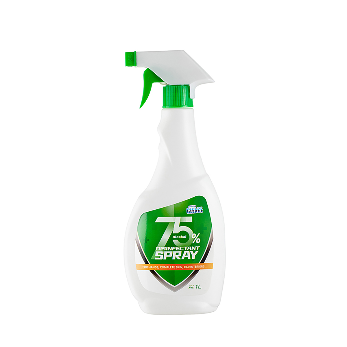 Alcohol disinfectant and bacteriostatic spray for household chemicals 