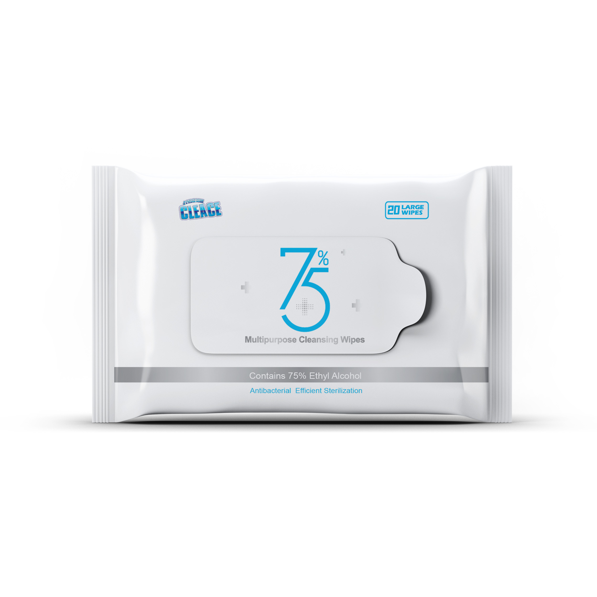 75% alcohol disinfectant wipes bag home office convenient disinfection 