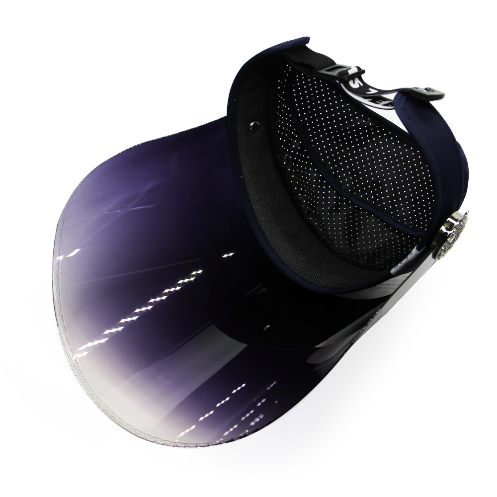 Large Lens Sun Hat Summer Ladies Casual Sun-Proof Sun Hat Anti-Droplet Topless Hat Breathable Wide Brim Hat Riding Cap