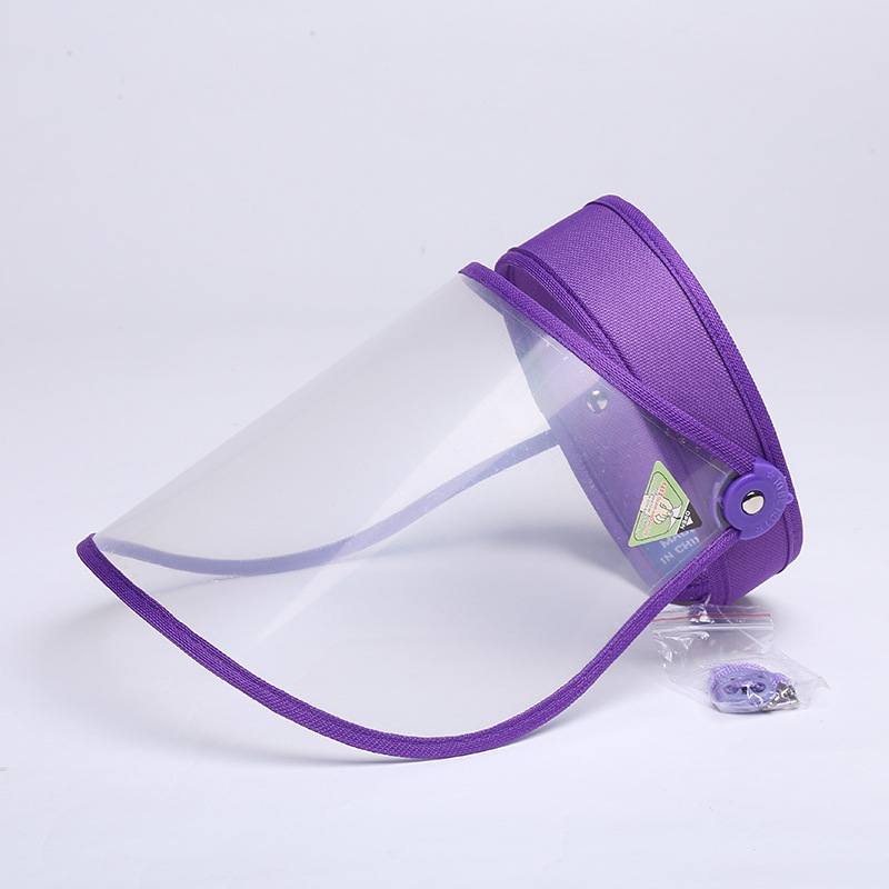 New Protective Face Mask Cap Epidemic Prevention Anti-Droplet Pet Transparent Face Cover Anti-droplet Cap