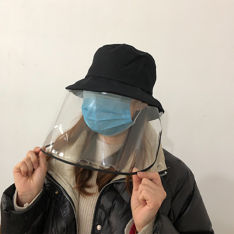 Hat Female Spring and Summer Protective Caps Anti Spitting Anti-Droplet Anti-Full Face Protective Anti-droplet Cap