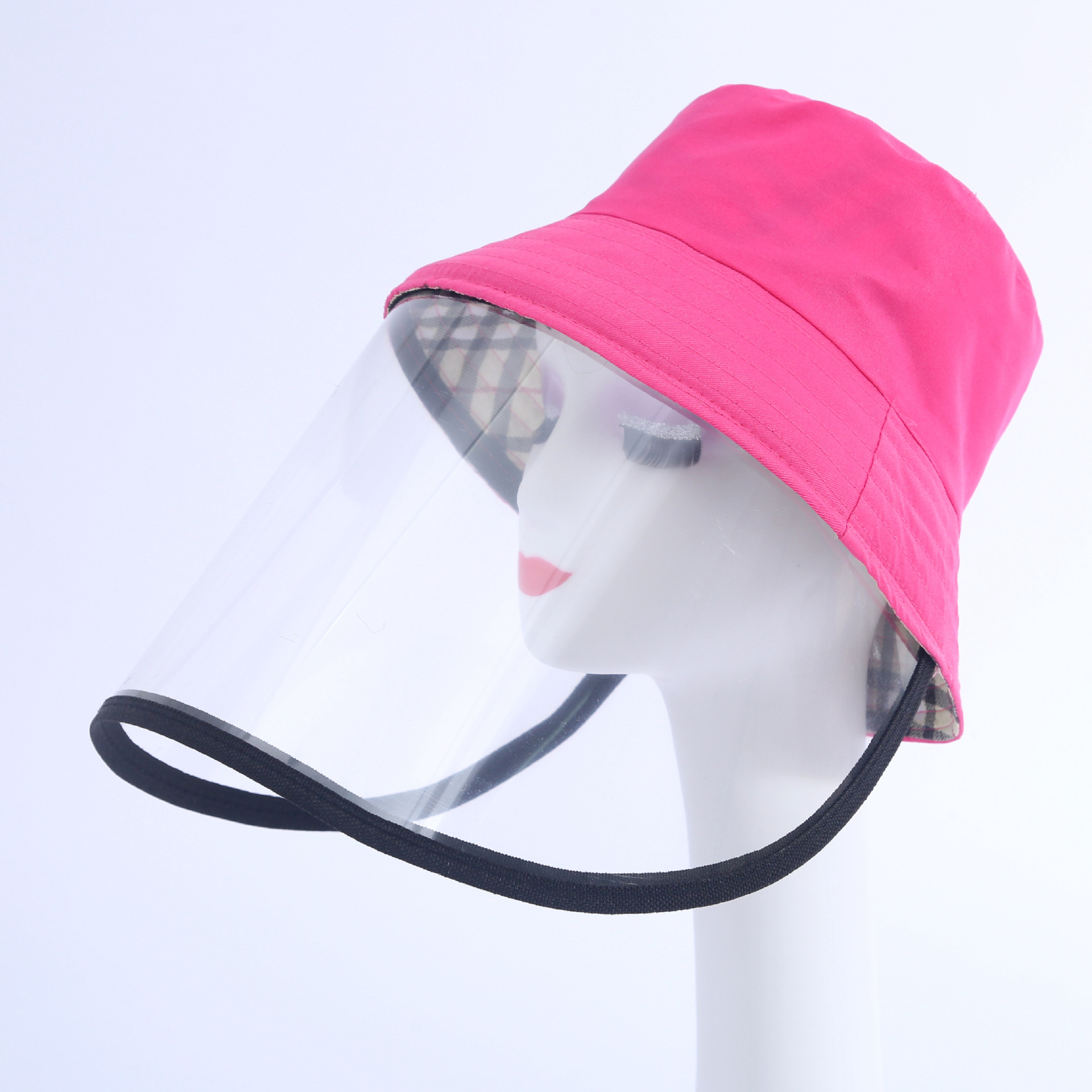 Anti Spitting Anti-Droplet Bucket Hat Full Face Protective Mask For Men Sun-Proof Bucket Hat Bucket Hat Anti-droplet Cap