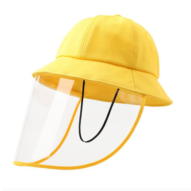 Anti Spitting Anti-Droplet Bucket Hat Full Face Protective Mask For Men Sun-Proof Bucket Hat Bucket Hat Anti-droplet Cap