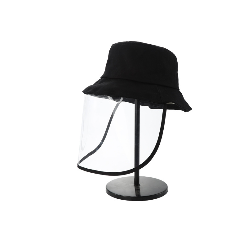 Anti-Droplet Bucket Hat Pure Color Safety and Epidemic Prevention Cap Protective Caps Unisex Anti-droplet Cap