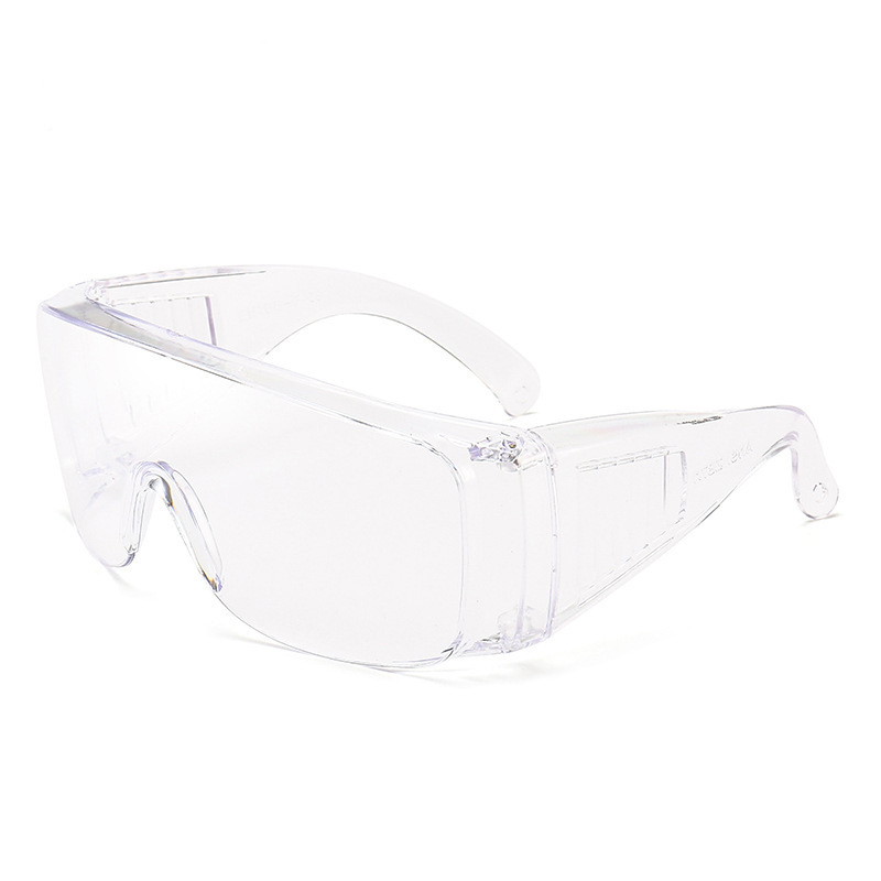 Safety Goggles Transparent Goggles Glasses Anti-Fog Blinds Wind and Dust Proof Impact Goggles Anti-Fog